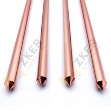 Copper Layer 0.25mm 17.2mm  16mm 5/8'' 3/4'' 8ft 10ft  Copper weld rod ground rod earth rod